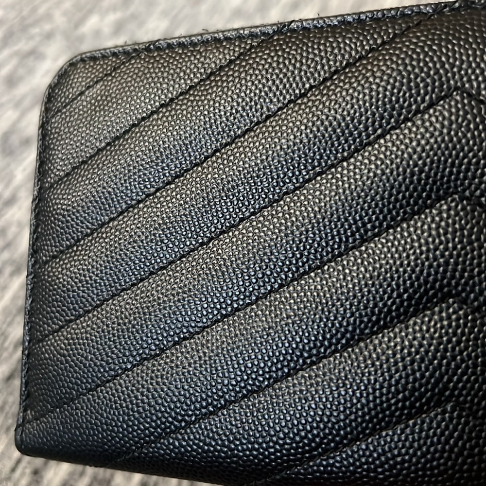 A 248 - % Authentic Ysl Zippy Long Wallet - image 5